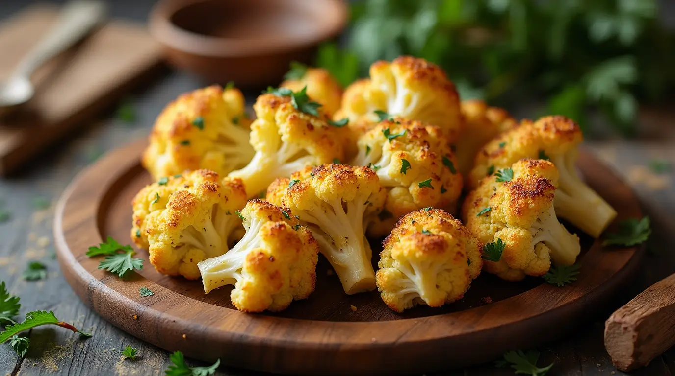 Crispy Roasted Cauliflower