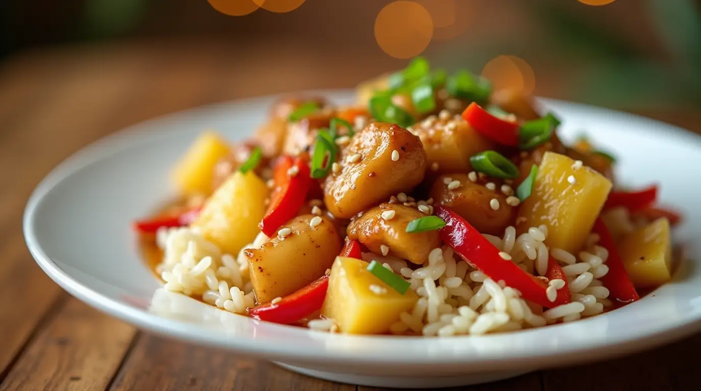 Pineapple Chicken and Rice